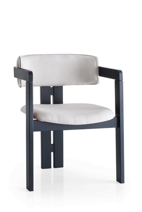 Hanah Home Silla CO-045 Crema y Negro